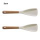 thumbnail image 4 of Naiovety 2 cucharas de gel de sílice para cocinar, nuevas espátulas multiusos de madera de 2 piezas, 2 espátulas multifunción para cocinar. Cocina y Comedor, 4 of 6