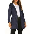thumbnail image 2 of Ame Women's Lightweight Raincoat For Women Waterproof Jacket Hooded Outdoor Hiking Jacket Long Rain Jackets Active Rainwear, 2 of 4