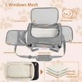 thumbnail image 4 of RUseeN Pet Carrier Bag Airline Approved for Cats and Dogs Cats Puppies up to 20 Lbs, Soft Sided, Collapsible Travel Puppy Carrier - Pink, 4 of 7