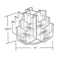 thumbnail image 2 of Azar Displays 252811 12-Pocket Three-Tier Revolving Trifold Brochure Holder, 2 of 3