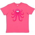 thumbnail image 3 of Inktastic Octopus Sea Creature Pink Girls Youth T-Shirt, 3 of 5