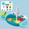 thumbnail image 1 of Juguetes para fregadero de cocina perfecl Accesorios sensoriales Montessori Azul, 1 of 8