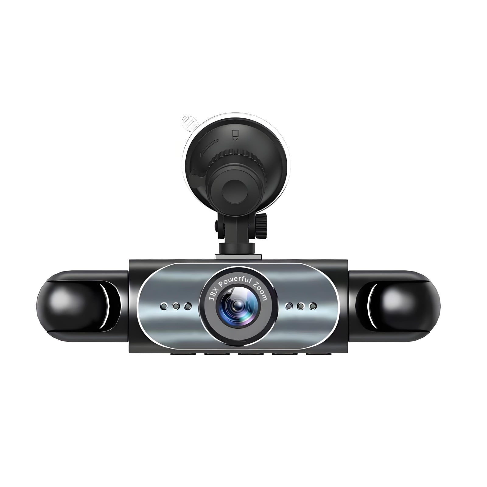 Kchsji Full View Car Dashcam 360° 4-Channel 1080P Full HD Recording Infrared Night Vision G-Sensor Loop Recording Plug-In Power For Vehicles Taxi Fleet Family Driving Safety Protection