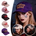 thumbnail image 3 of SharkTRUE Unisex Casual Dark Blood Stain Hat Problem Solved Bloody T Caps HO, 3 of 8