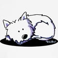 thumbnail image 3 of CafePress - Nap Time Westie Ringer T - 100% Cotton Ringed T-Shirt, 3 of 4