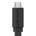 thumbnail image 2 of cellhelmet CABLE-F-MICRO-3-B Charge and Sync USB-A to Micro USB Flat Cable, 3 Feet, 2 of 4
