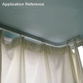 thumbnail image 4 of （300cm Ceiling Mount）Foldable Alloy Metal and Flexible Plastic Rod for Window Curtain, White, 4 of 5