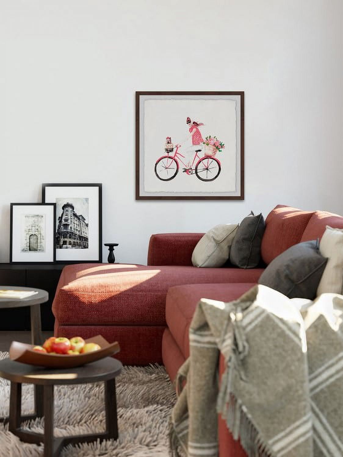 Bike Ride Framed Painting Print