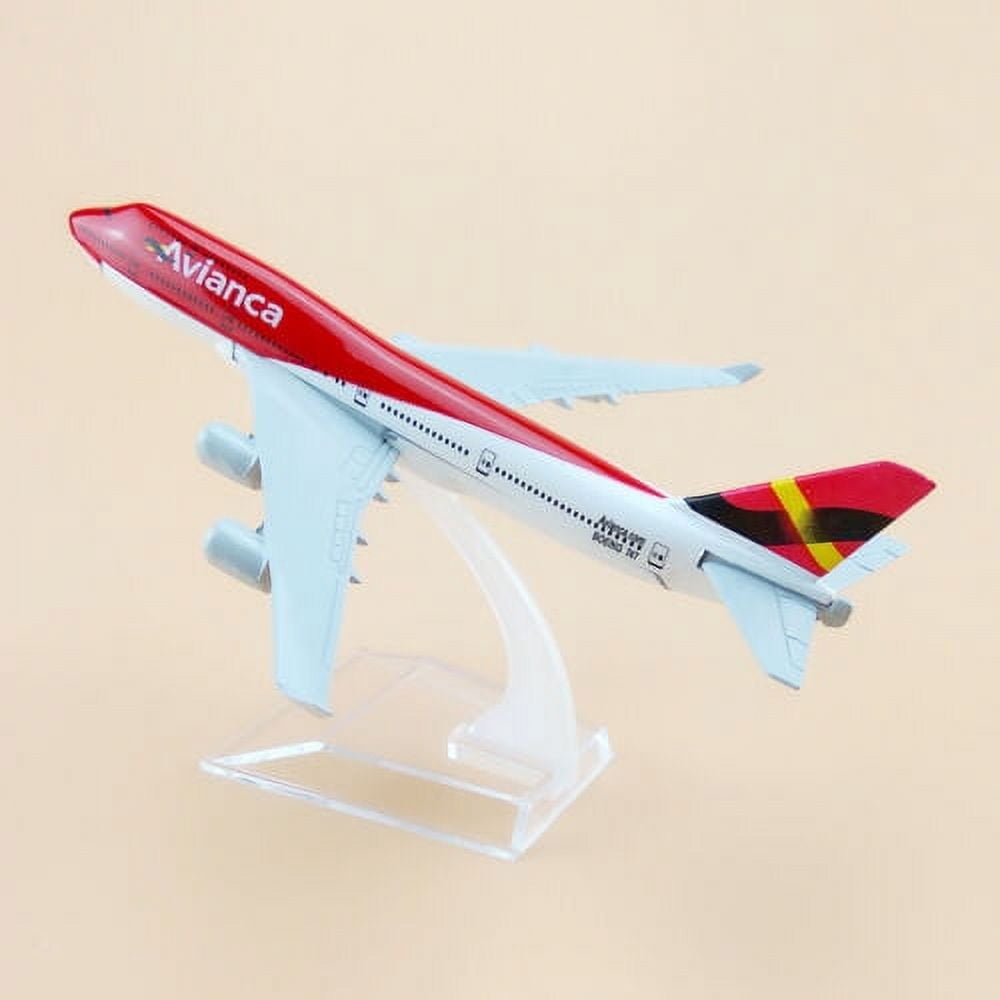 16cm Air AVIANCA Boeing B747-400 Airlines Airplane Model Plane Diecast Aircraft