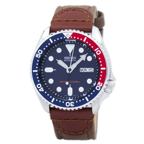 Seiko Automatic Diver's Canvas Strap Skx009k1-var-ns1 200m Men's Watch
