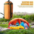 thumbnail image 4 of Saco de dormir 4 estaciones impermeable al aire libre Camping senderismo sobre bolsa con cremallera única, 4 of 4