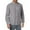 Grey, variant on MIXUE Mens Casual Button Down Shirts Solid Color Spring Autumn Fashion Linen Long Sleeve Stank Breathable Pocket Shirt Tops Holiday Wear,Gray,XXL