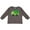 Charcoal Grey, variant on Inktastic Irish St Patricks Day Fire Truck Boys or Girls Long Sleeve Toddler T-Shirt