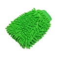 thumbnail image 1 of 20cmx13cm Guante de Limpieza Mitón Lavado de Coche Vehículo Mopa de Felpa Microfibra Verde, 1 of 1