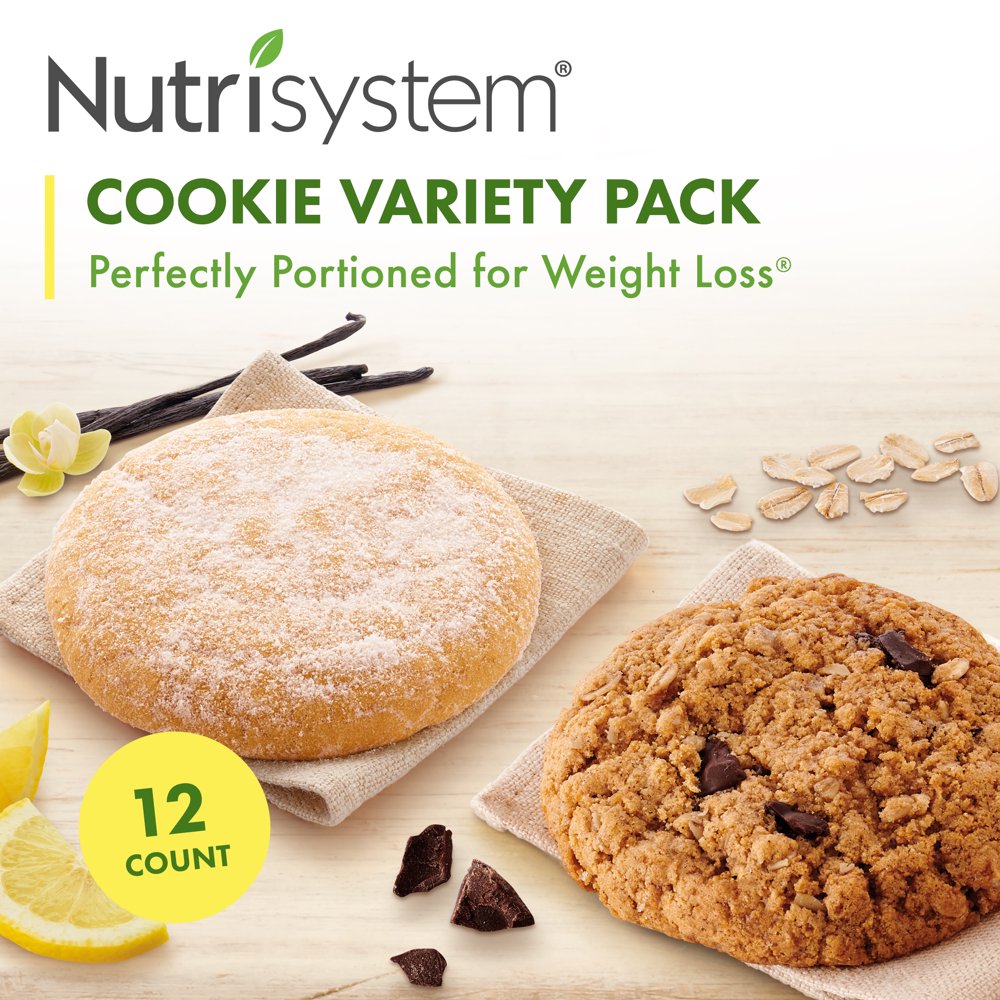 Nutrisystem Cookie Variety Pack (12 ct Pack) - Delicious, Diet Friendly ...