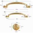 thumbnail image 2 of Gamvdout 2 Pcs Zinc Alloy Kitchen Cupboard Handles Kitchen Handles with Screws Cabinet Handle Pull Handle Door Handle Set for Kitchen Drawer Bedroom Furniture, 2 of 9