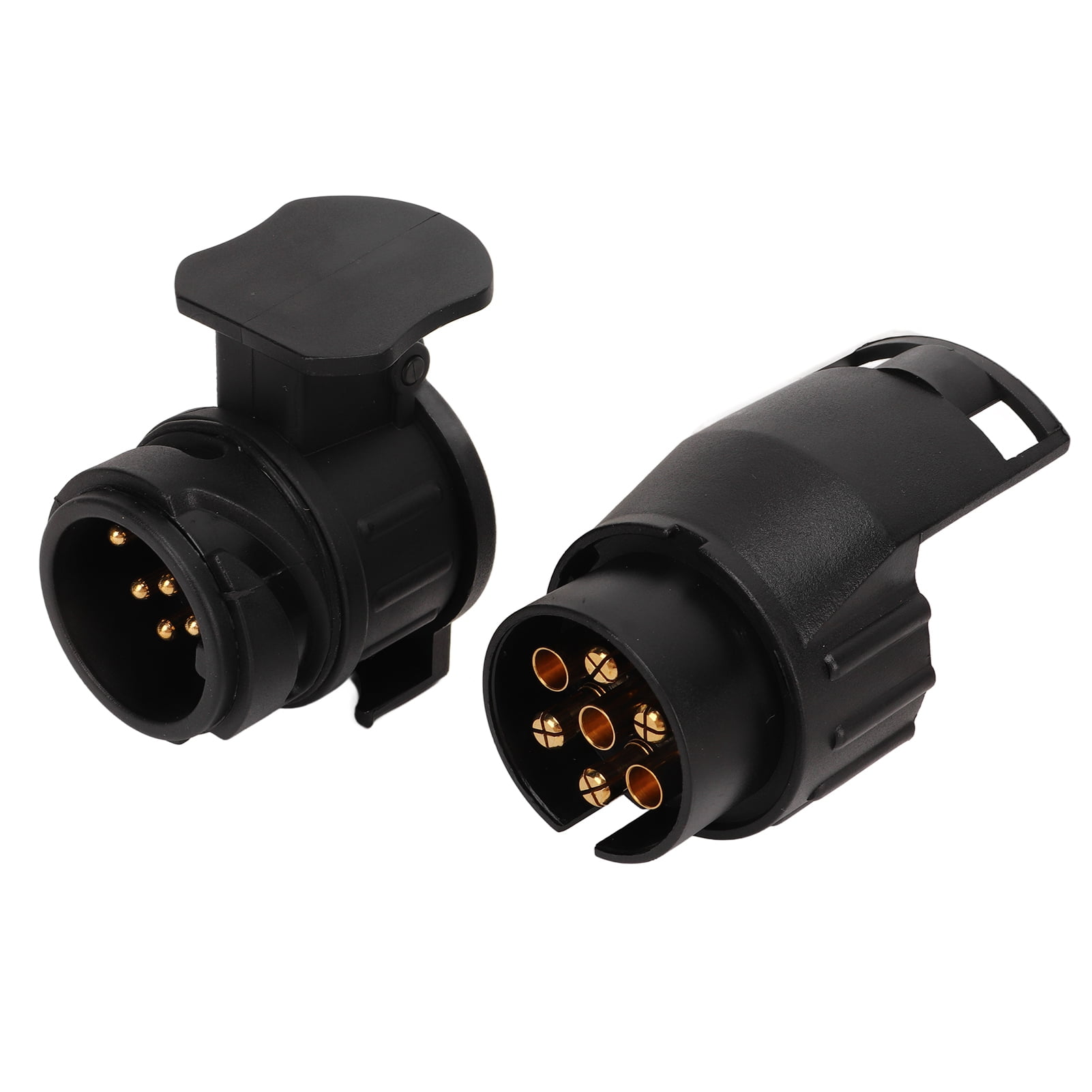 Tow Bar Plug Adaptor, Copper Contact Universal 12V 7 Pin To 13 Pin And