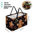 thumbnail image 2 of Gingerbread Man Large Foldable Oxford Cloth Storage Bins: Shopping Basket and Toy Basket, 2 of 7