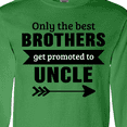 thumbnail image 4 of Inktastic Only the Best Brothers Get Promoted to Uncle Long Sleeve T-Shirt, 4 of 5