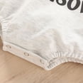 thumbnail image 5 of larppty Baby Football Outfit Toddler Boy Girl Game Day Onesie Bubble Sweatshirt Romper Infant Fall Winter Clothes, 5 of 7