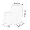 thumbnail image 3 of facefd Elastic Recliner Sofa Cover Non Slip Soft Armchair Slipcover White, 3 of 9