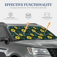 thumbnail image 4 of Sikiie Sunflowers And Blue Flower Print Foldable Car Windshield Sun Visor, Car Window Sunshade Suitable for Sedan, SUV and Truck Car Accessories-Small, 4 of 6