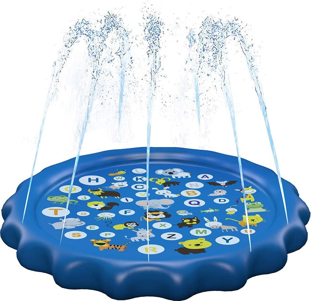 3-in-1 Sprinkler for Kids, Splash Pad, and Wading Pool for Learning â Childrenâs Sprinkler Pool