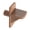 Brown, variant on Shelf Support Peg, 1/4 in. Diameter, White Plastic (8-pack)
