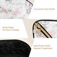 thumbnail image 5 of FORMRS Makeup Bag Travel Cosmetic Organizer for Women Fold Flat Zipper Pouch with Handle, Cartoon Elephant, 5 of 8