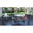 thumbnail image 4 of Olio Designs Lola Stacking Arm Chair with Casters, Light Grey, 4 of 4