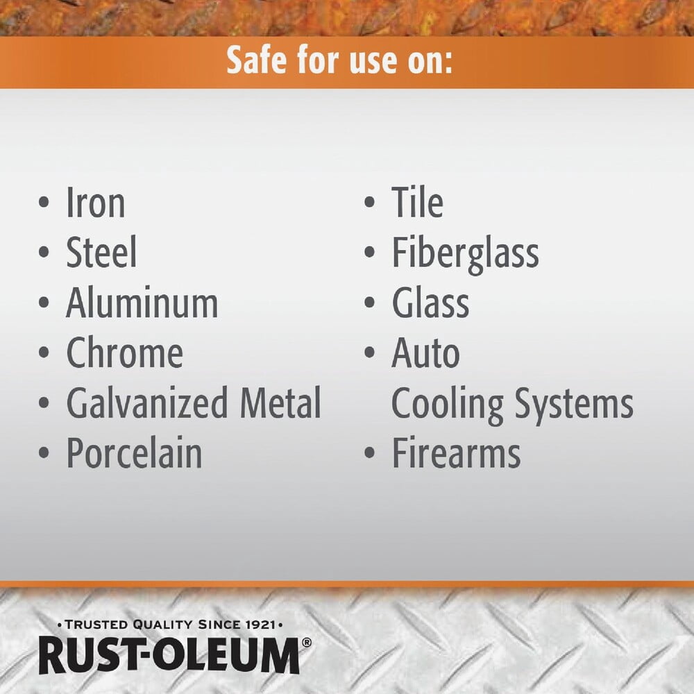 (2 pack) Black, Rust-Oleum Stops Rust, Rust Reformer Flat Spray Paint- 215215, 10.25 oz