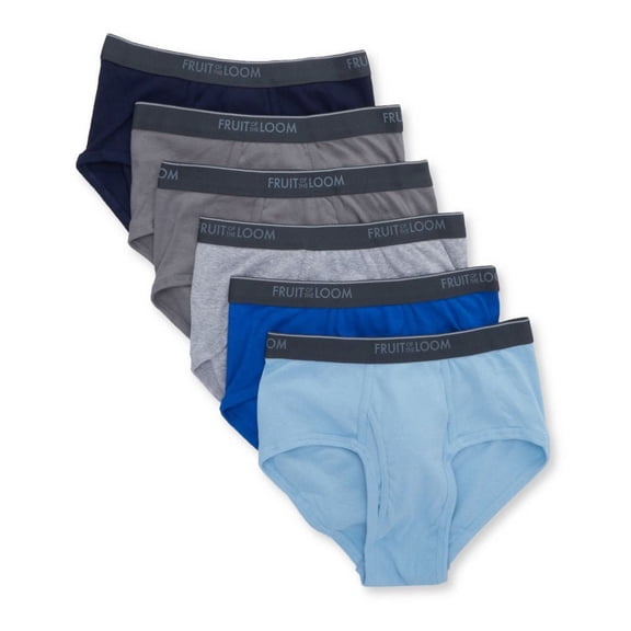 Fruit of the Loom Moisture Wicking Cotton Underpants, Multicolor (6 Pack)