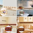 thumbnail image 4 of Bearachild Self Adhesive Removable Wallpaper Stone Border Tile Glass Waist Moisture-proof Line Texture Sticker Delicate Wall Kitchen Decoración del hogar tipo 4 Bearachild JJ17762-04, 4 of 6
