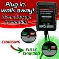 thumbnail image 4 of 12V 6V SLA, AGM, Gel, and MF Lead Acid Battery Automatic Float Charger, Smart Battery Maintainer for Car, Motorcycle, Lawn Mower, Boat, ATV, 4 of 6