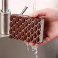 thumbnail image 2 of Magic Emery Cleaning Sponge, Carborundum Pot Scrubber Sponge Brush Eraser Scrub Pad, Heavy Duty Tough Stain Grease Remover for Pots Pans Cookware Kitchen Cleaning, 2 of 7