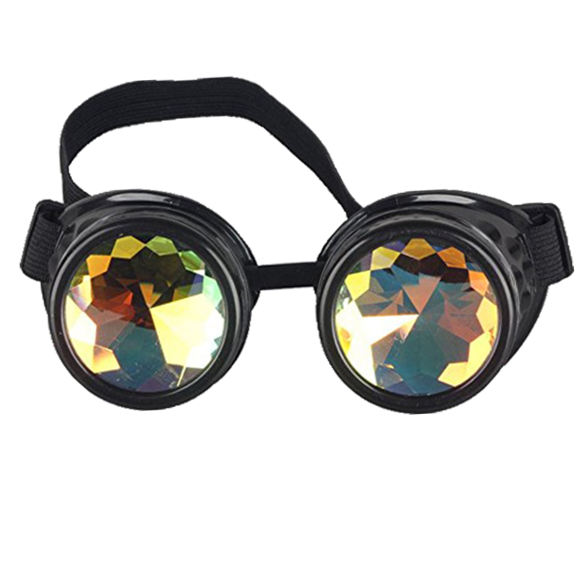 SAYFUT 40+Colors New Rainbow Kaleidoscope Glasses Welding Steampunk
