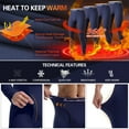 thumbnail image 5 of CL convallaria 4 Pcs Thermal Pants for Men Fleece Lined Thermal Bottom Athletic Base Layer Cold Weather Gear, 5 of 7
