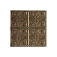 thumbnail image 1 of Fasade Easy Installation Traditional 1 Argent Bronze Glue Up Ceiling Tile/ Ceiling Panel (12" X 12" Sample), 1 of 3