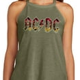 thumbnail image 3 of ACDC - Poster Texture - Juniors High Neck Tank Top, 3 of 5