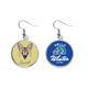 thumbnail image 1 of Larga madrugadora spotted Wild Serval animal Cuelgue la joyería del pendiente del hielo del invierno de la gota Unbranded M, 1 of 3