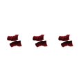 thumbnail image 2 of ZLight 1 Pair Fingerless Mittens Fashionable Simple Knitting Craft Clothes Accessory for Decoration Keeping-warm Wear Wine red 3Set, 2 of 6