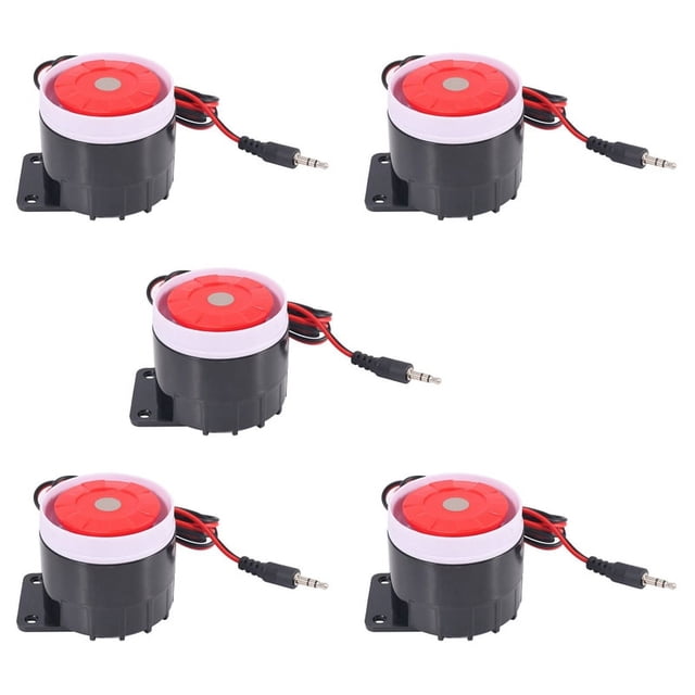 5X Wired Mini Siren for Home Security Alarm System Horn Siren 120DB 12V