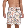 thumbnail image 2 of Sikiie Funny Chicken Mens Pajama Shorts, Lightweight Lounge Pant with Pockets Soft Sleep Pj Shorts for MenLarge, 2 of 6