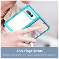 thumbnail image 6 of Allytech for Google Pixel Fold Clear Case, Hybrid Rugged Anti-Yellow Shockproof Hard Shell Back Cover Phone Case for Google Pixel Fold, Skyblue, 6 of 9