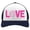 navy/white, variant on Love Volleyball - Perfect Gift for Volleyball Fans / Player Trucker Hat Mesh Cap One Size navy/white