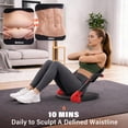 thumbnail image 6 of ARVIVO 5-in-1 ABMAX Sit Up Machine with Flat Backrest& Foam Roller 3 Adjustable Resistance Levels Ab Exercise Equipment for All Ages 330lbs, 6 of 9