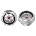 thumbnail image 1 of Uxcell 2-Pack Vidrio de Nivel de Aceite para Compresor de Aire M24 x 1.5mm Vidrio Templado para Compresor de Aire, 1 of 1