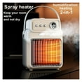 thumbnail image 4 of 2in1 Desktop Fan Heater Air Humidifier Electric Heater Humidifier Spray Heating Heating Warm Blower ,Fast Heating, 4 of 6