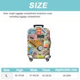 thumbnail image 2 of Luggage Cover Suitcase Protector Travel Luggage Cover Suitcase Protector Baggage Covers (L), 2 of 5