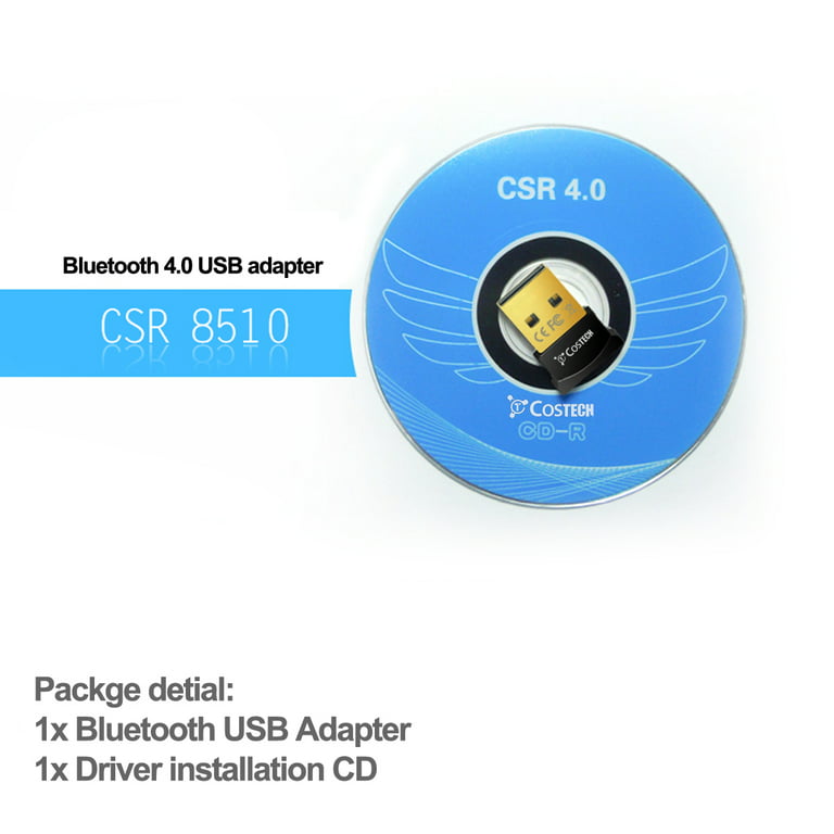 Mini USB Bluetooth CSR 5.0 Dual Mode Adapter Dongle for Windows 10 8 7  Vista XP 32/64 Bit Linux(2 PACK) 